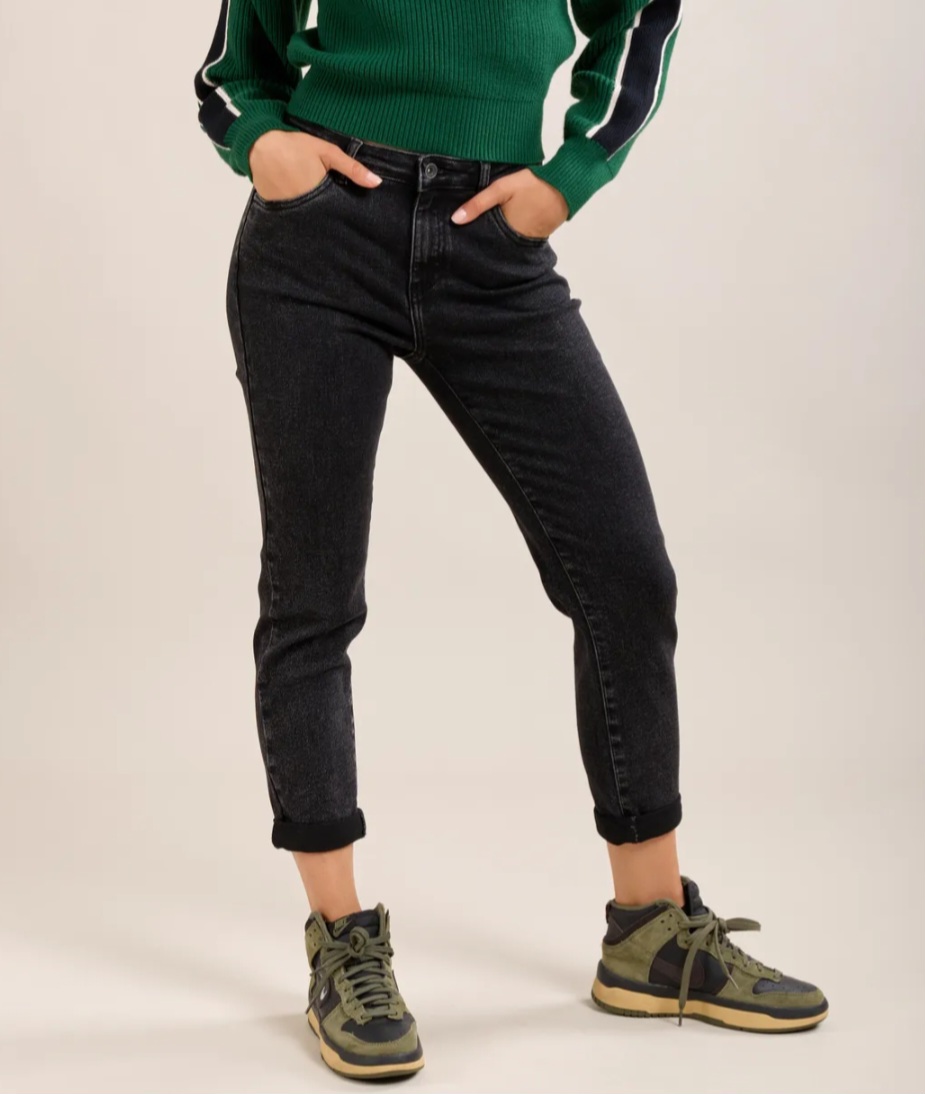 Toxik mom jeans black L20029-3