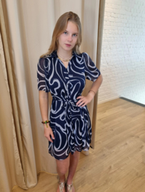 jurk met voile lila/wit JDYJENIFY