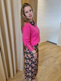 maxi-hemdjurk viscose bloemen