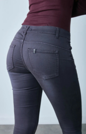 Toxik middelhoge taille jog jeans steenkoolgrijs L750-37