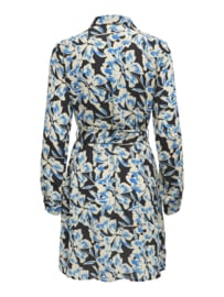 jurk met blauwe accenten JDY