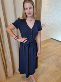 maxi-jurk donkerblauw