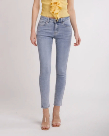Toxik mediumhoge taille push up bleached jeans H2595-2