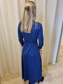 stretch hemdjurk marineblauw