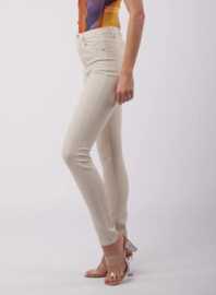 Toxik hoge taille lichtbeige L185-137