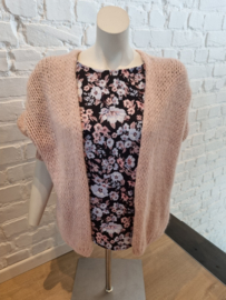 blouse bloempjes zwart