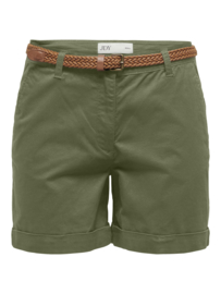 JDYCHICAGO CHINO SHORT met riem kaki