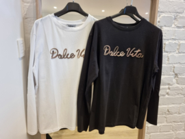 longsleeve dolce vita wit (ruime maat)