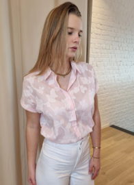 hemdje met motief in zacht roze