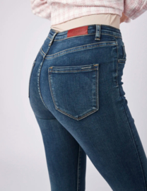 Toxik hoge taille  dark denim L185-J76