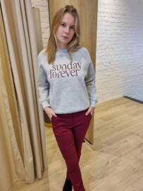 warme sweater Sunday grijs