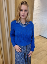 korter truitje kobaltblauw