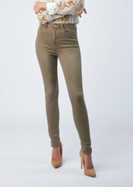 Toxik hoge taille deep kaki L185-156