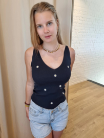 JDYNANNA S/L EMBROIDERY TOP KNT madeliefjes