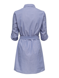 gestreepte jurk navyblauw JDYHALL