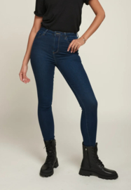 Toxik hoge taille dark raw jeans L185-J85