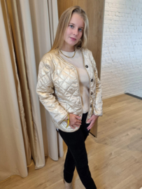 vestje met gouden tint