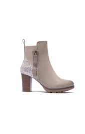 laarsje met glitter zandbeige