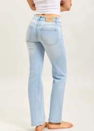 Toxik3 mid waist straight fit bleached blue L21579