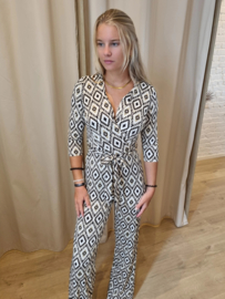 jumpsuit met grafische print