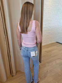 topje met gegolfde randjes lichtroze JDYNANNA