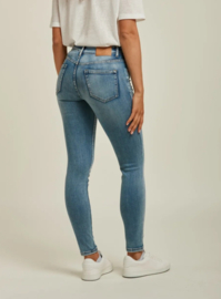 Toxik mediumhoge taille soft bleached raw jeans L21329-1