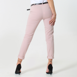 chino riem roze