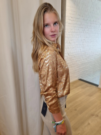 hemdje met gouden afwerking