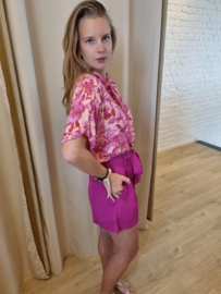 glad shortje fuchsia