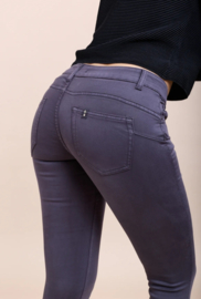 Toxik middelhoge taille jog jeans steenkoolgrijs L750-37