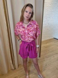 glad shortje fuchsia