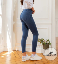medium hoge taille petrol super stretch