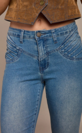 Toxik medium hoge taile sierstreep detail Z031