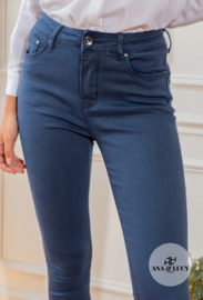 medium hoge taille petrol super stretch