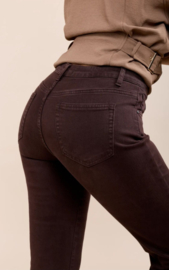 Toxik mom jeans  chocolat L20029-C25 pré-order, levering 2de week september