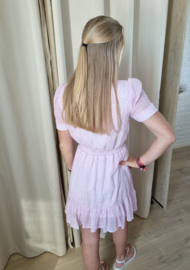 roze lurex jurkje