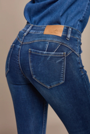 Toxik medium hoge taile super push up denim L21164-1