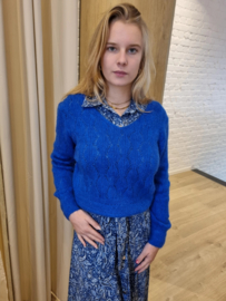 korter truitje kobaltblauw