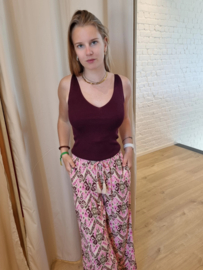 JDYNANNA S/L TOP KNT NOOS plum