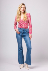 Toxik hoge taille flare jeans L21009-3