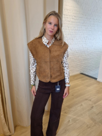 teddy vestje chocolat