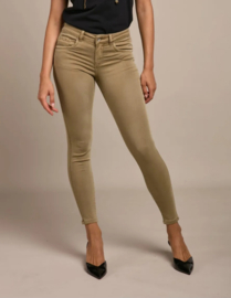 Toxik mediumhoge taille jogg jeans L20077-8 zandbeige