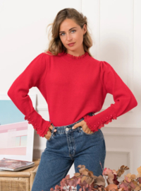 trui met frulletje rood