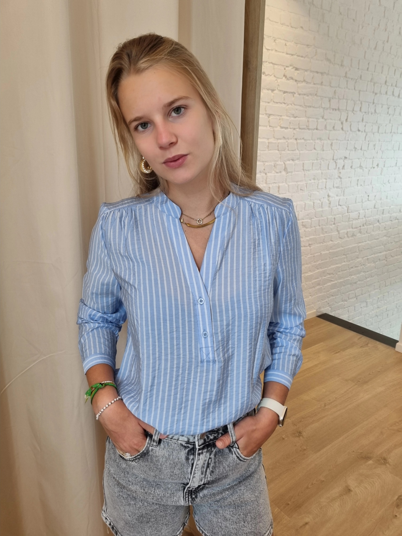 JDYBARBARA LIFE L/S TOP WVN
