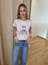 T-shirt popje roze