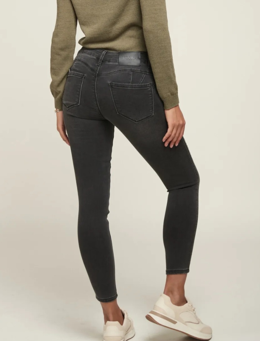 Toxik super push up washed dark grey L21164-14