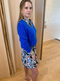 jurk met blauwe accenten JDY