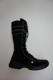 Livingstone, nubuck leren laars, veterlaars, losse leren Livingstone, nubuck leren laars, veterlaars, losse leren