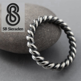 Torsdraad / koord ring 4mm dikte