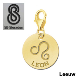 Karabijnslot - BEDEL-Sterrenbeeld- 14 krt goud